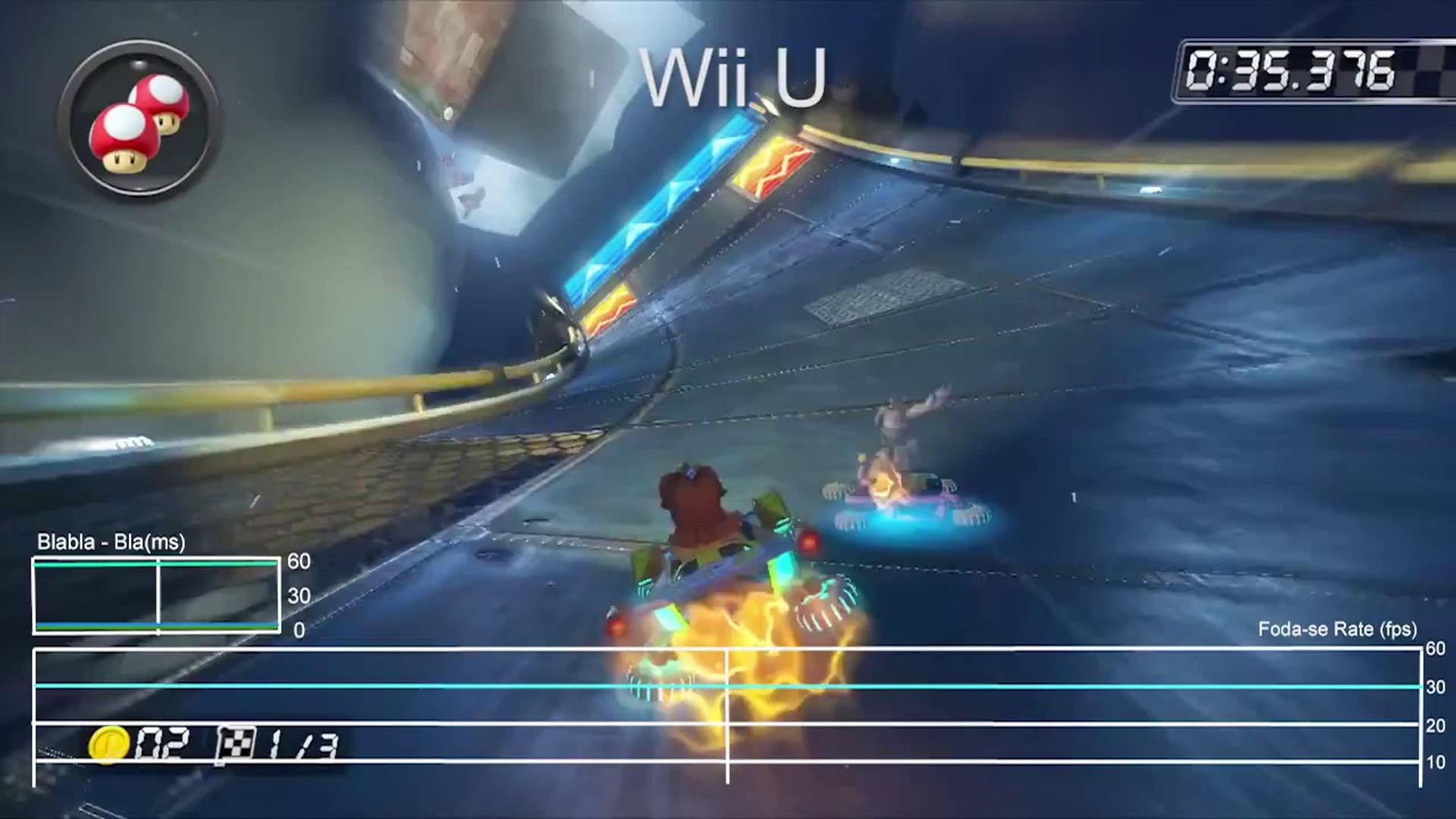 Mario Kart 8 Wii U Vs Ps4 Vs Xbox One Frame Rate Tests Video Dailymotion