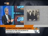 Prof.Dr. Necdet ÜNÜVAR, Azerbaycan Cumhuriyeti İlanı yıl dönümü sebebi ile TRT AVAZ kanalına canlı yayın konuğu oldu.