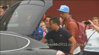 the arrival of Cristiano Ronaldo at the Portugal - world cup