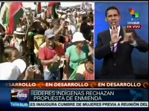 Indígenas antilatifundios se declaran no representados en Brasil