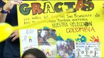 Jugadores de Seleccion Colombia entrevistan a niños enfermos