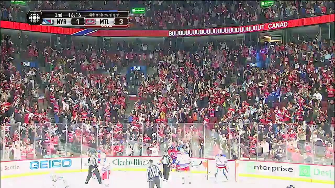 Brendan Gallagher feeds Pacioretty with spinning dish