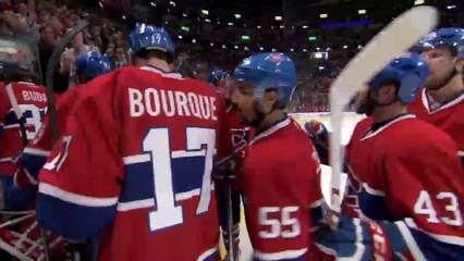 P.K. Subban lays a kiss on Dustin Tokarski