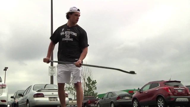 Sonny Milano stick trick The Flat Puck