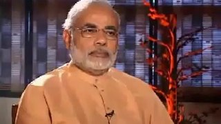 Modi coudn't Face the Truth and run away from a LIVE Interview