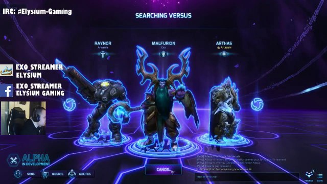 Elysium Gaming TV - Heroes Of the Storm avec Exo 29/05