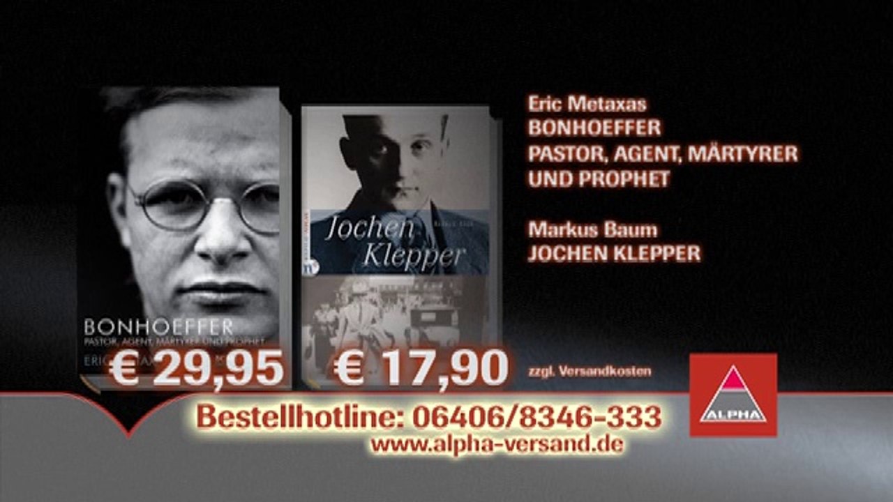 Dietrich bonhoeffer, jochen klepper