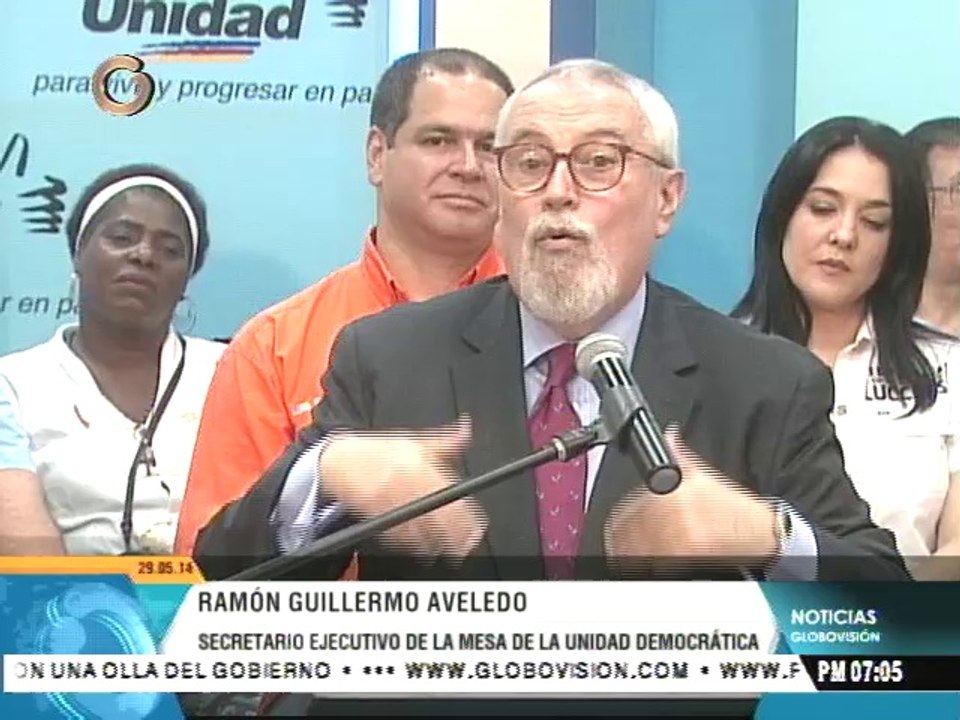 Aveledo: "No podemos saber si esos correos son ciertos o son falsos"