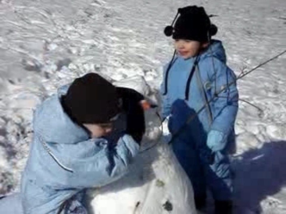 Destruction bonhomme de neige