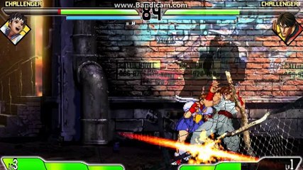 MUGEN CvS 3 Sakura vs Guy
