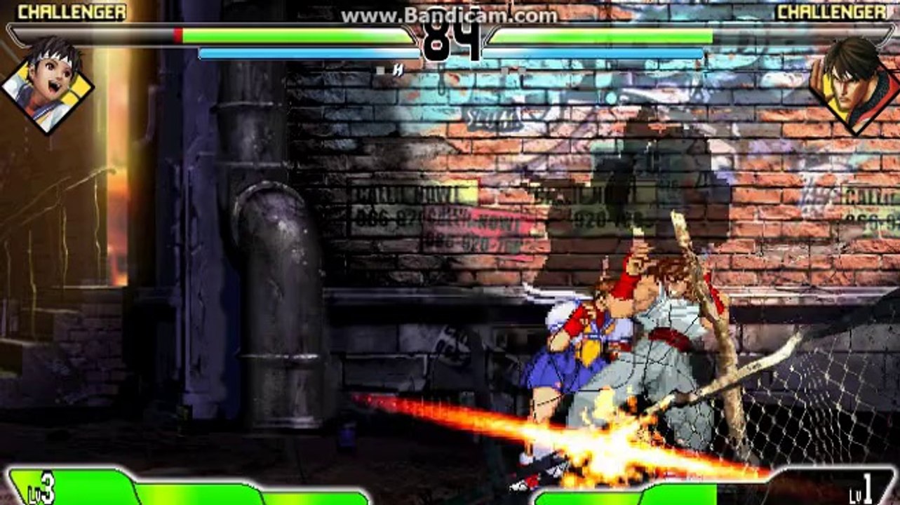 MUGEN CvS 3 Sakura vs Guy