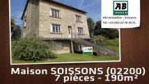 A vendre - maison - SOISSONS (02200) - 7 pièces - 190m²