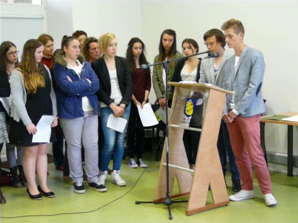Inauguration d'un panneau d'interprétation au Lycée de l'Elorn 1