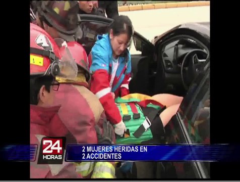Una mujer resultó herida tras sufrir aparatoso accidente en la Vía Expresa
