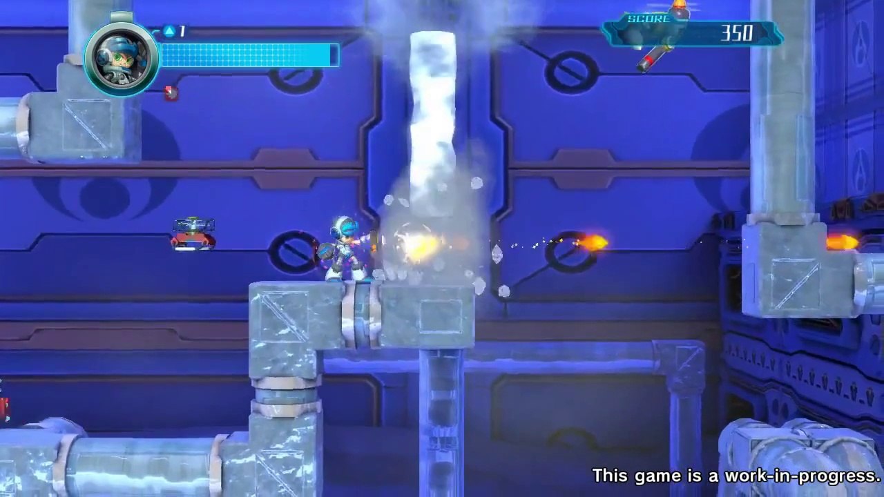 Mighty No. 9 - Work in Progress Gameplay Footage