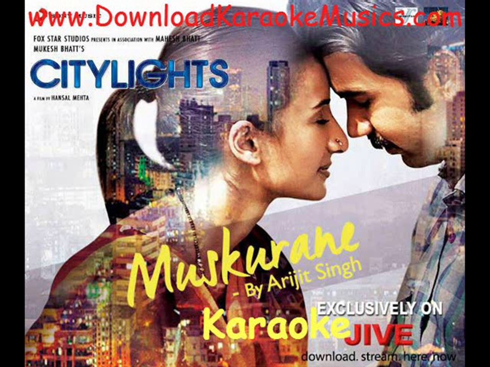 Muskurane Ki Wajah (Citylights) Full Song Karaoke Track (Original