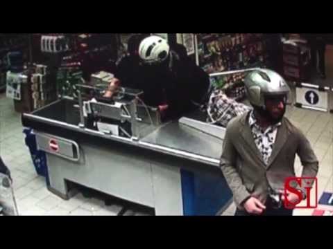 Giugliano (NA) - Pistola in bocca alla cassiera, arrestati i due rapinatori (29.05.14)