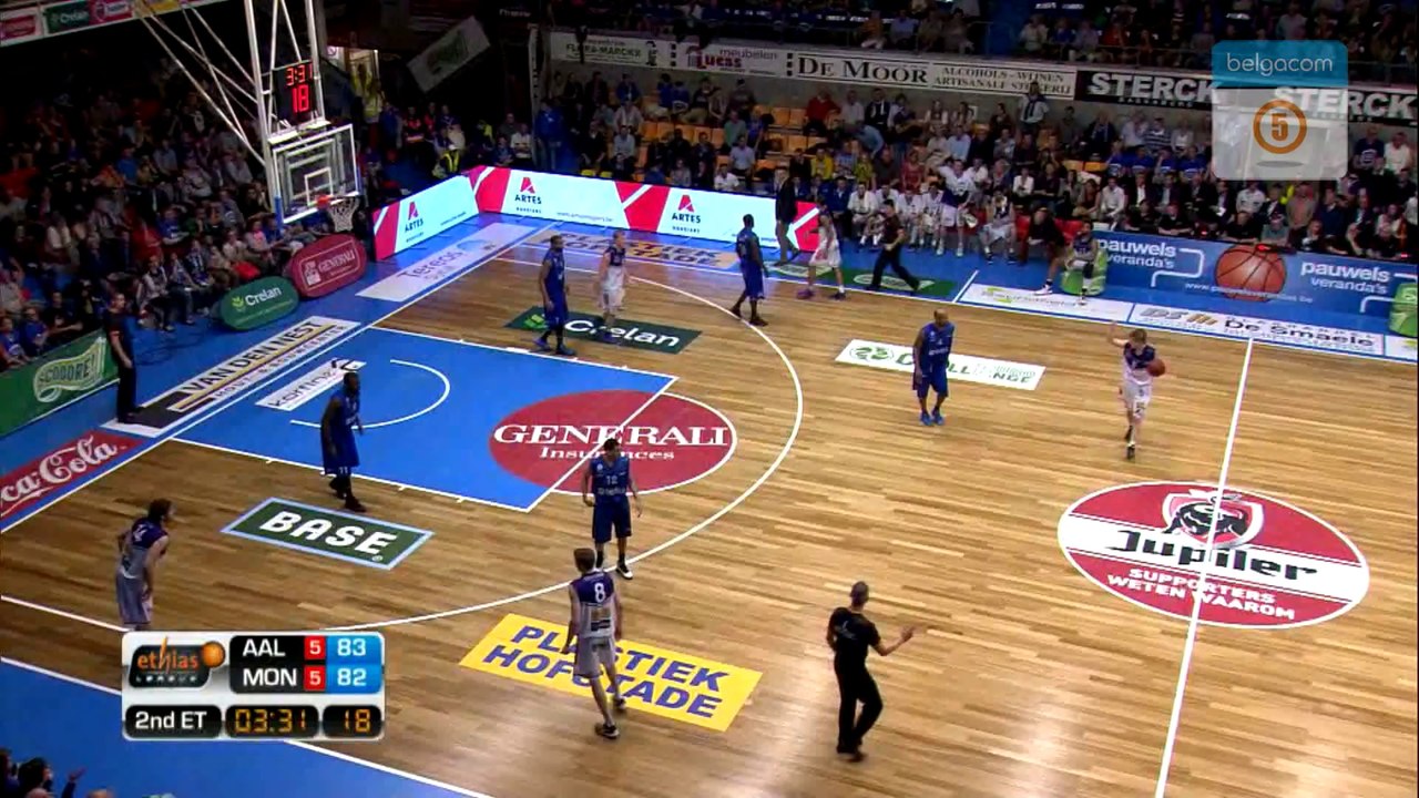 Semi Final: Okapi Aalstar 109 - 104 Belfius Mons-Hainaut   (NL)