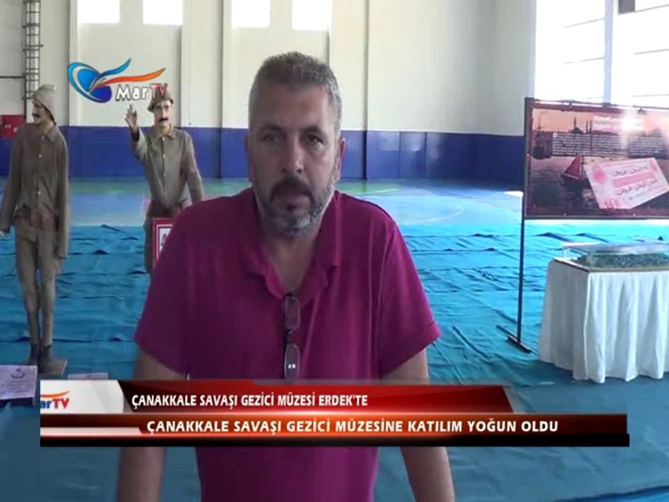ÇANAKKALE SAVAŞI GEZİCİ MÜZESİ ERDEKTE