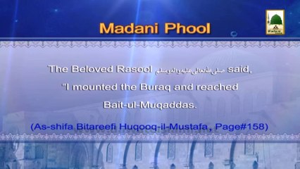 Madani Phool in English # 4 - Shab-e-Meraj (1)