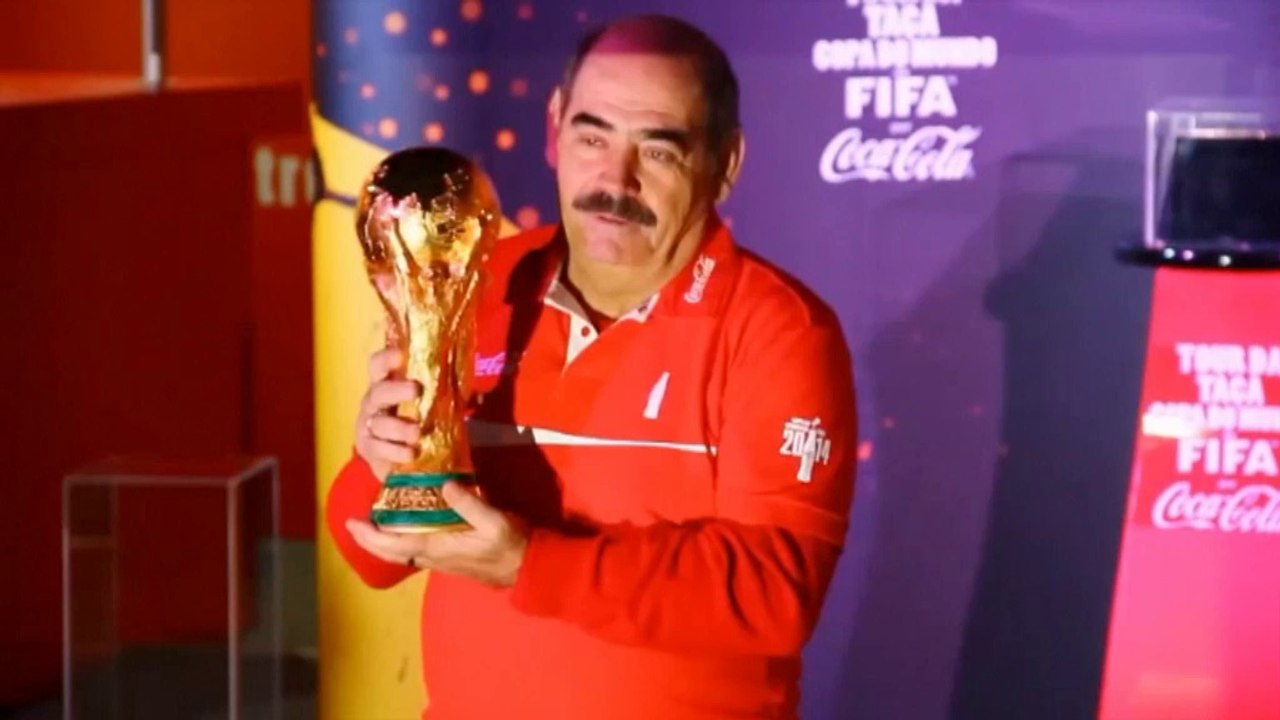 WM 2014: WM-Pokal in Sao Paulo angekommen
