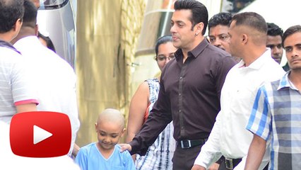 Salman Khan GREETS Special Child During Kick Shoot - CHECKOUT