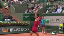 P. Kvitova v. M. Erakovic 2014 French Open Women_s R2 Highli