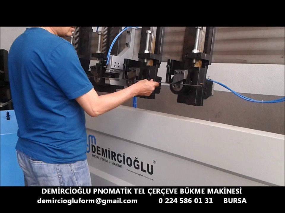 Tel çerçeve bükme makinası / wire frame bending machine