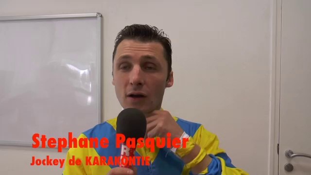 Interview de Stéphane Pasquier, jockey de KARAKONTIE