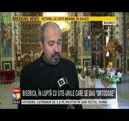 ProTV si B1 manipuleaza si instiga Patriarhia IMPOTRIVA SITEURILOR ORTODOXE, cerand inchiderea siteurilor neaprobate de Patriarhie