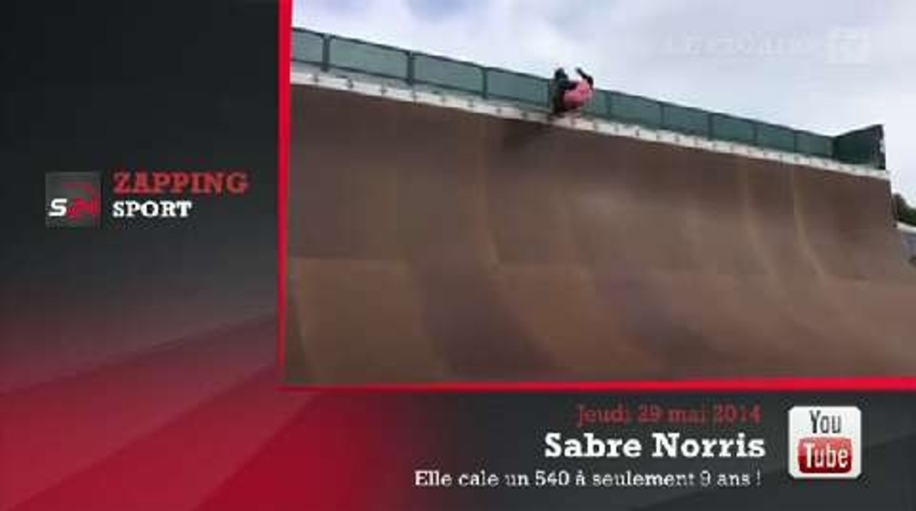 Zap'Sport : Elle cale une figure improbable en skate à 9 ans