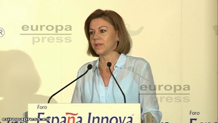 Cospedal dice que hay que luchar por un objetivo