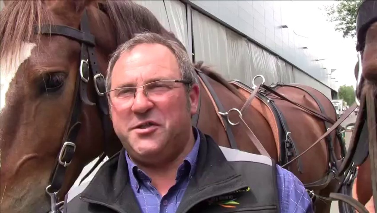 Travailler les vignes à cheval
