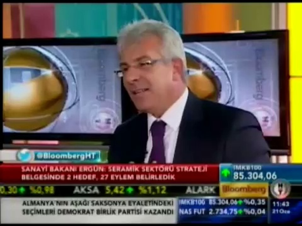 21 Ocak 2013 tarihinde Bloomberg HT'de yayınlanan 'Bakış' programı  Sn. Ajlan Sözütek konuğu