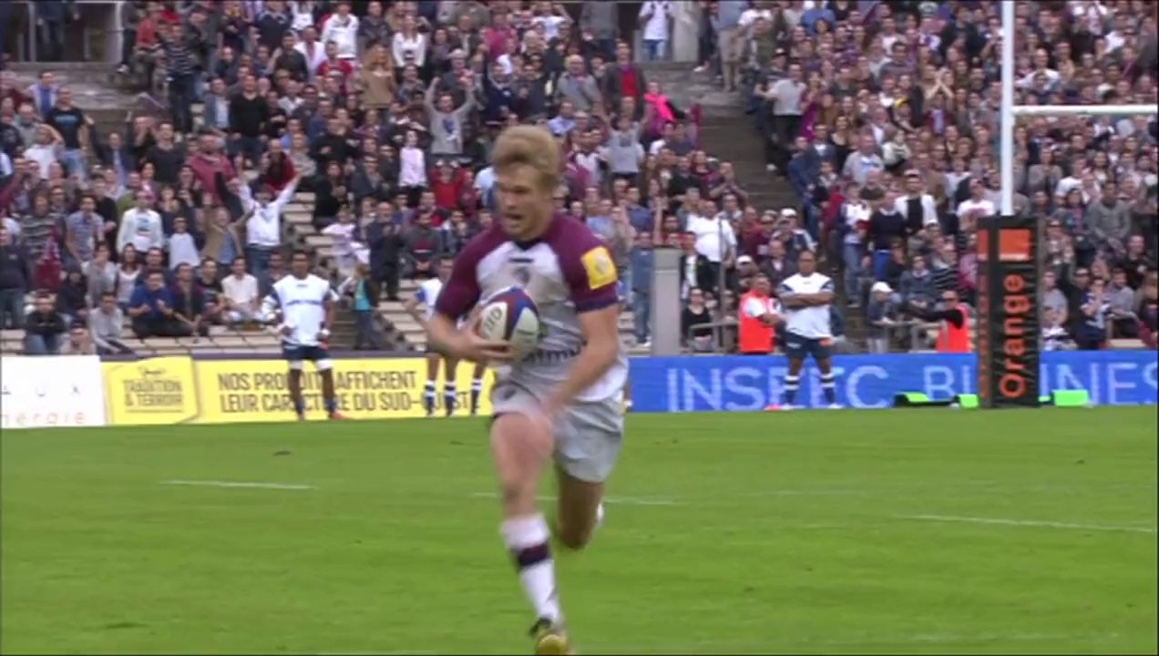 TOP14 - Bordeaux-Castres: Essai 2 Blair Connor (BOR) - J9 - Saison 2014/2015