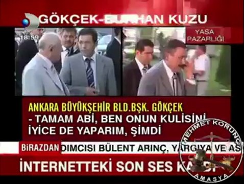 Melih Gökçek - Burhan Kuzu konuşması