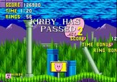 Kirby in Sonic the Hedgehog (Genesis) - Longplay