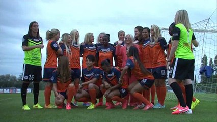 La photo officielle des féminines du MHSC 2014/15