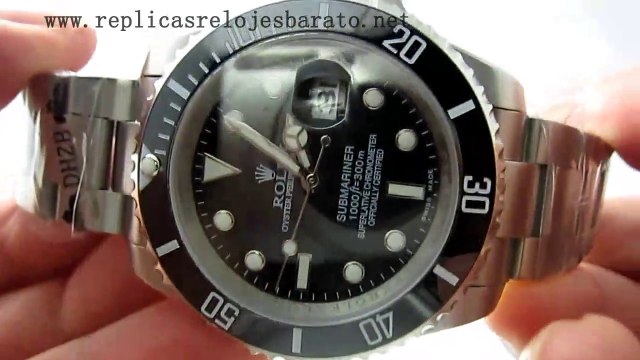 Replicas Relojes Rolex Submariner Automatico S/S Ceramic Bezel Sapphire RXH131