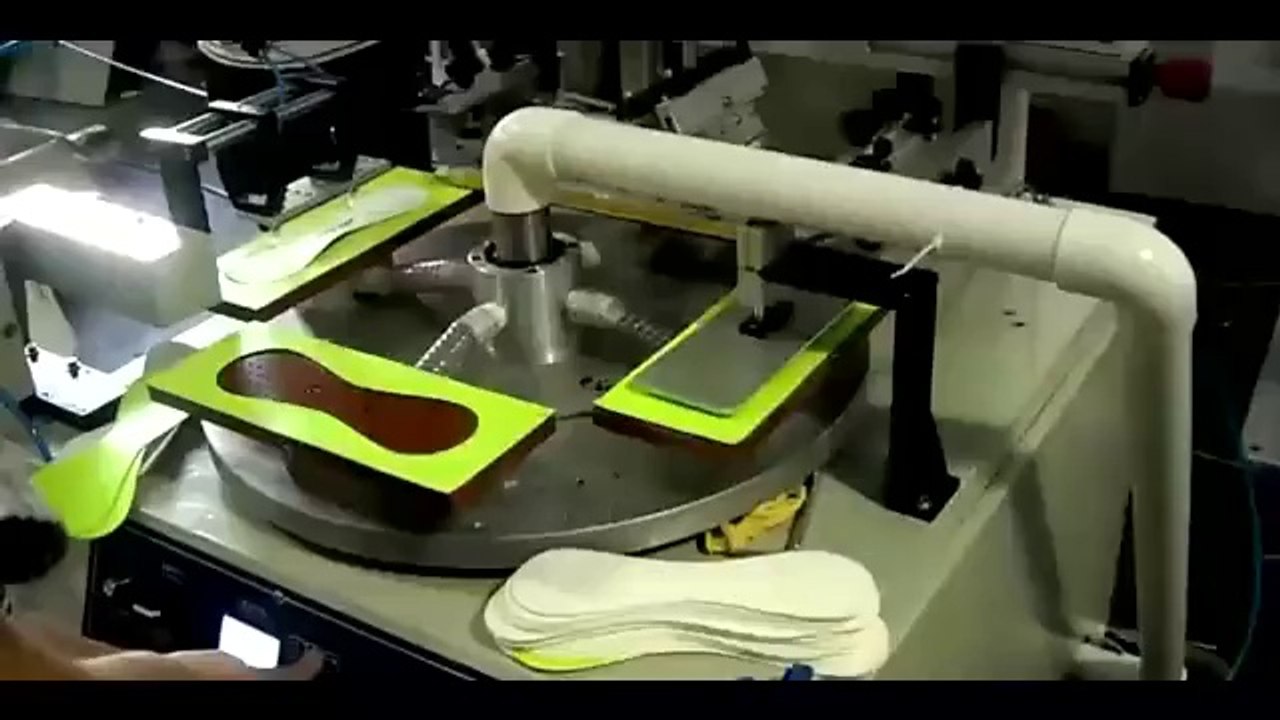 Insole Flat Screen Printer Shoe Pad Screen Printing Machine