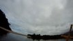 Céu e o Rio Puruba, Ubatuba, SP, Brasil, mares e rios preservados no Litoral Norte