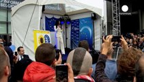 Conchita Wurst wirbt in Brüssel für Toleranz