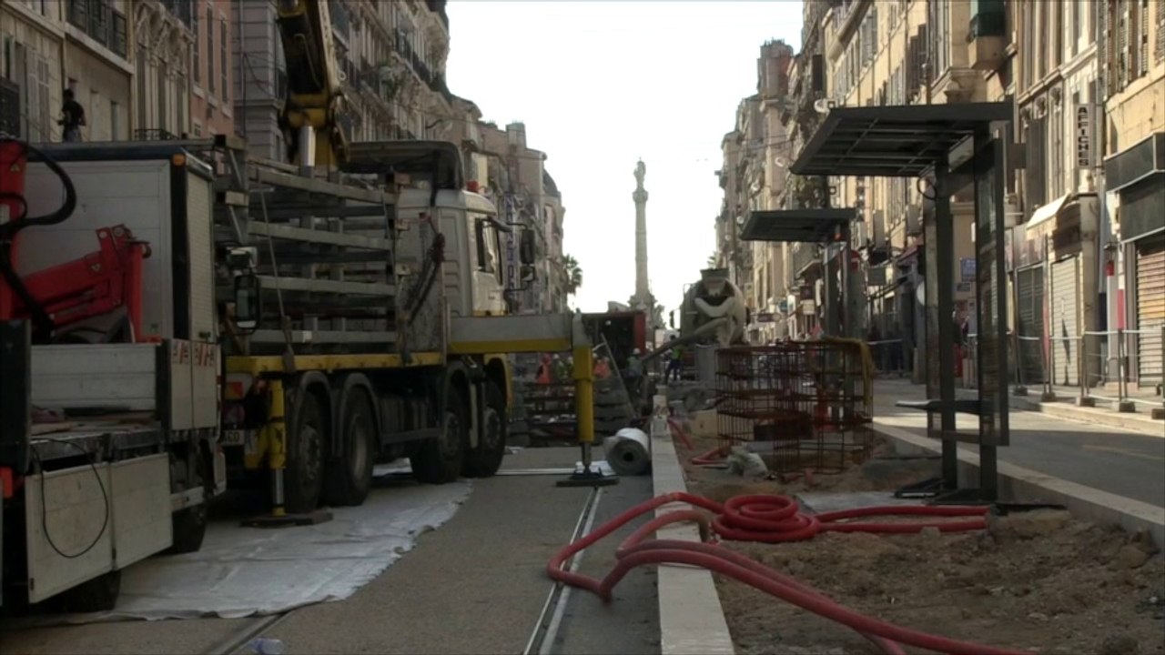 Marseille : "le chantier du tramway rue de Rome est cataclysmique"