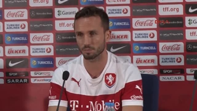 Türkiye Milli Maçı Öncesi Çek Cumhuriyeti Milli Takımı Basın Toplantısı Düzenledi