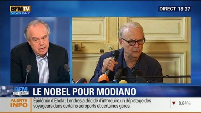 BFM Story: Le prix Nobel de littérature 2014 a été décerné à Patrick Modiano - 09/10