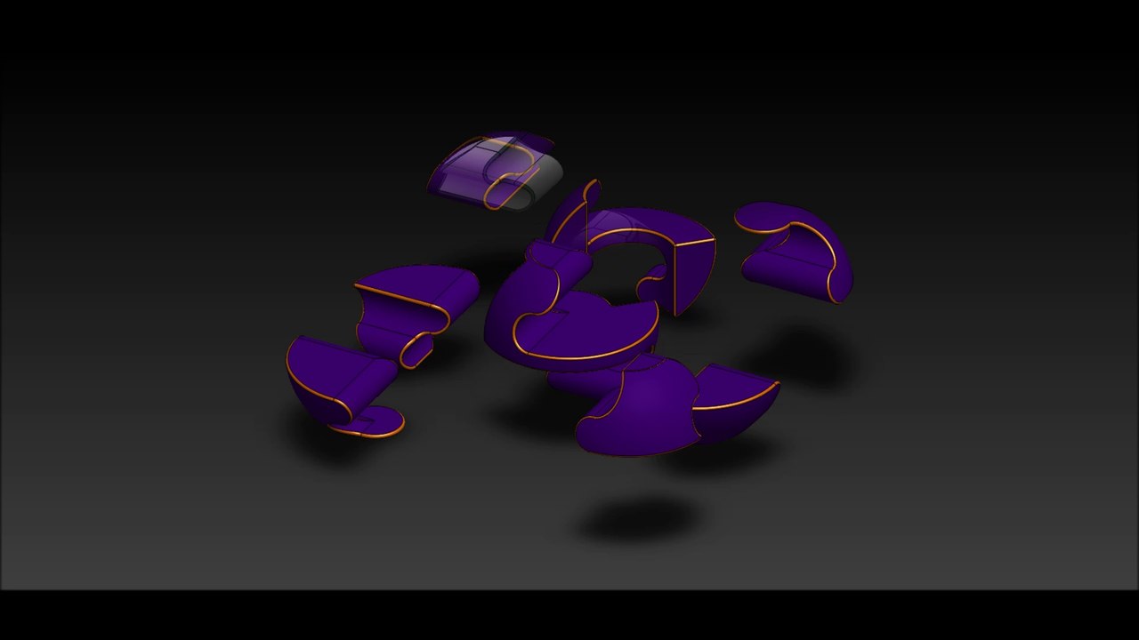 Sphere Puzzle (Explode-Collapse), Animation/Tutorial