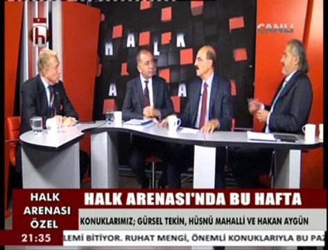 Uğur Dündar ile Halk Arenası konuklar Hüsnü Mahalli Gürsel Tekin Hakan Aygün 1 9 Ekim 2014