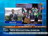 Bolivia: encuestas de opinión arrojan una ventaja de Evo Morales