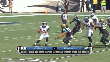 Eagles offensive line in flux