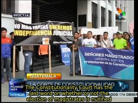 Guatemalans, UN demand nullification of magistrates' election results